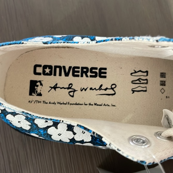 Converse CTAS OX Spray Paint Andy Warhol shoes size 8 women’s - Picture 2 of 5